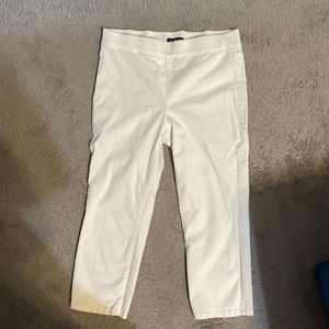 White crop pant